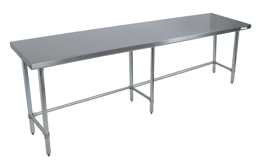 BK Resources, CVTOB-9630, Work Table,  85&quot; - 96&quot;, Stainless Steel Top