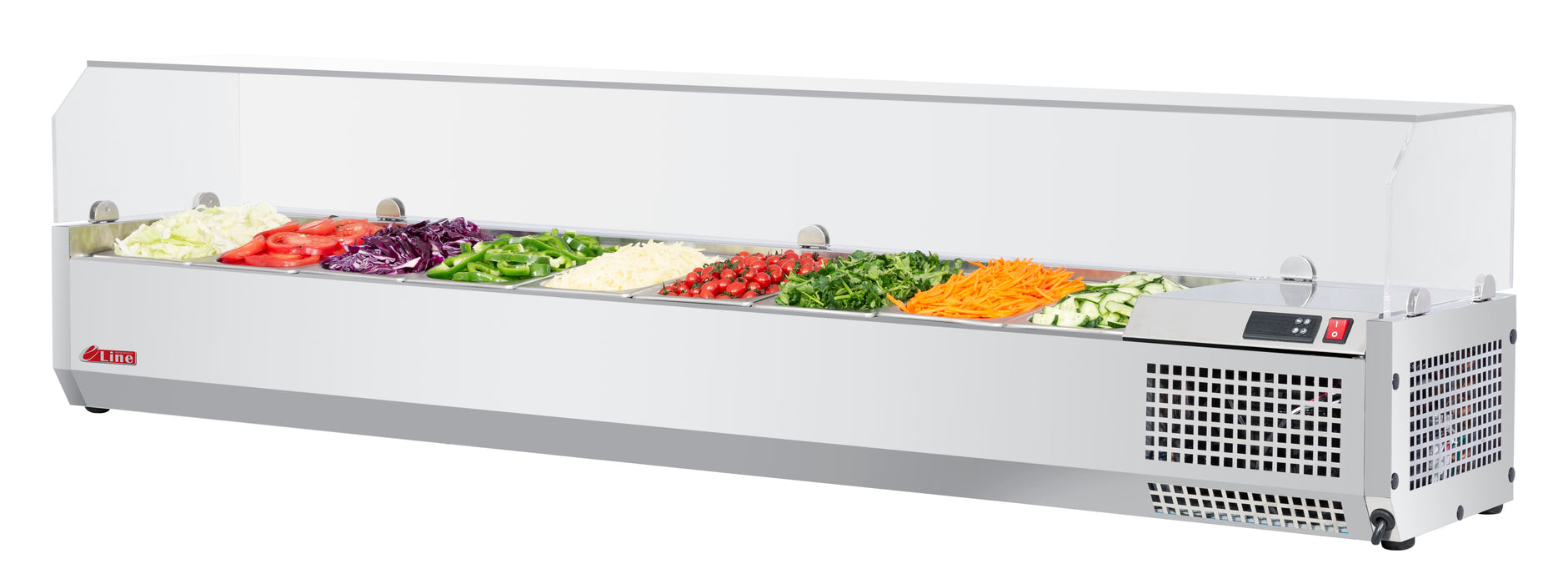 Turbo Air, CTST-1800G-N, Counter Top Salad Table