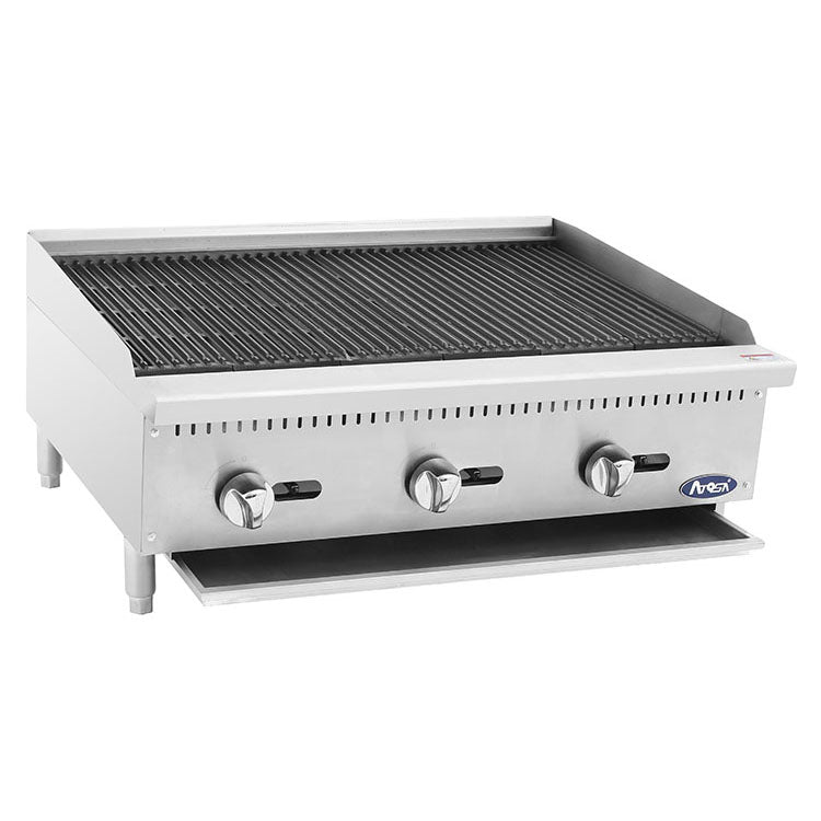 Atosa USA, ATCB-36, Parrilla de carbón, Gas, Sobremesa