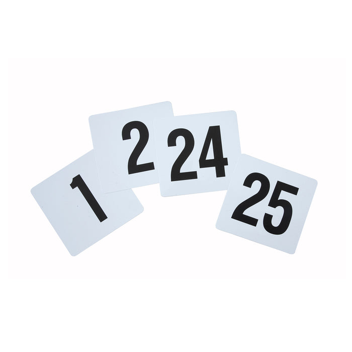 Winco, TBN-25, Table Numbers Cards