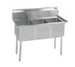BK Resources, BKS-3-18-12S, Sink, (3) Three Compartment
