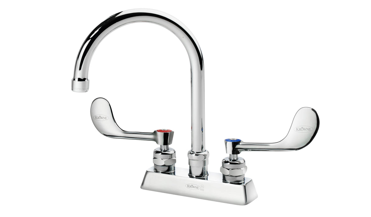 Krowne Metal, 15-301L-W-E4, Gooseneck Faucet