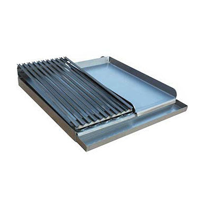 Serv-Ware, ABG24SS, Lift-Off Griddle / Broiler