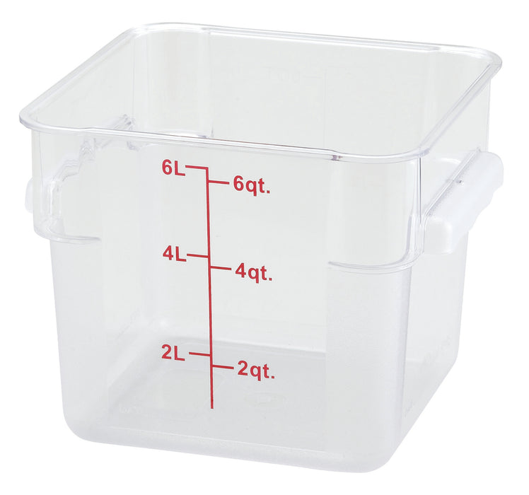 Winco, PCSC-6C, Square Food Storage Containers