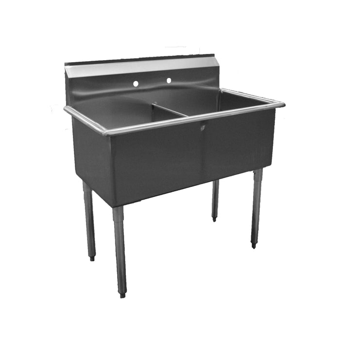 Serv-Ware, BS2-1818, Sink, (2) Two Compartment