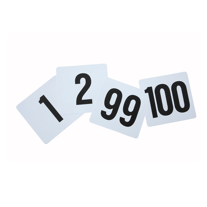 Winco, TBN-100, Table Numbers Cards