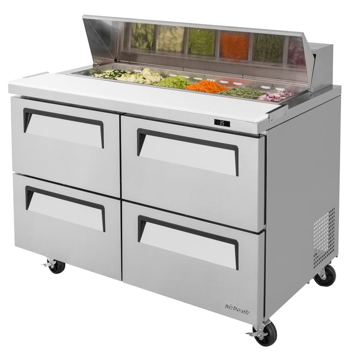 Turbo Air, TST-48SD-D4-N, Refrigerated Counter, Sandwich / Salad Unit