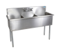 BK Resources, BK8BS-3-1821-12, Sink, (3) Three Compartment