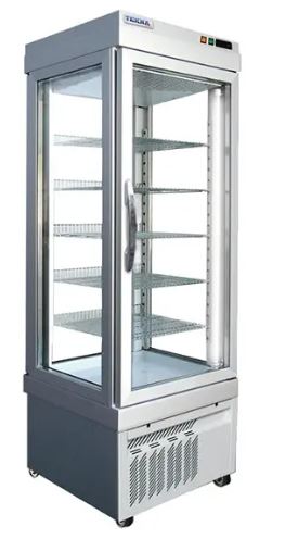 Expositor congelador de vidrio de 4 lados TEKNA 4400 NFN - ETL / ETL Sanitation. Hecho en Italia