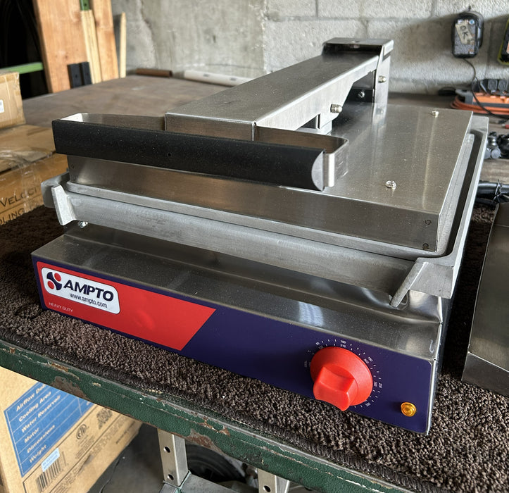 (USED) AMPTO SSGL Sandwich Grill, electric, single, 17"W x 18" D
