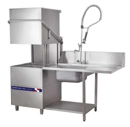 AMPTO 1510 Lavavajillas de puerta de alta temperatura 30 rejillas/hora. 220/60/1