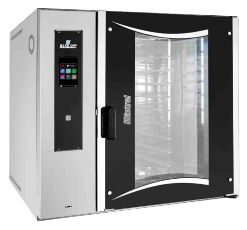 
AMPTO ROTORBAKE E2 roll-in electric convection oven for bakeries

