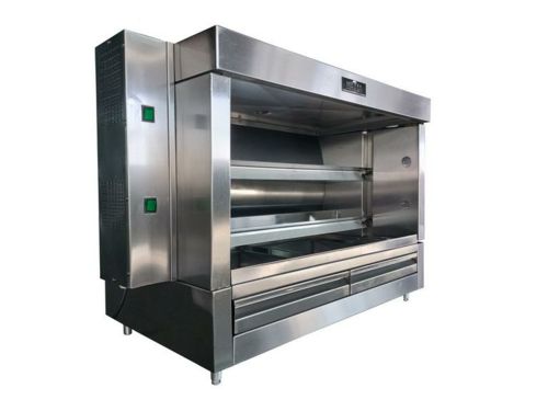AMPTO Metal Supreme FRG2VE gas rotisserie oven 10 chickens