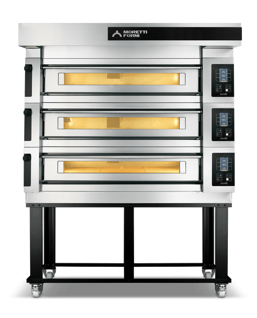 Moretti Forni S1403S03 Pizza Bake Oven, Deck-Type, Electric S140E3