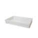 AMPTO VAS010W Pizza Dough Box 23-5/8'' x 15-3/4'' x 3-1/2''. White