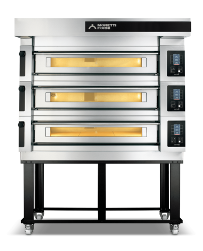 Moretti Forni S1203S03 Pizza Bake Oven, Deck-Type, Electric S120E3