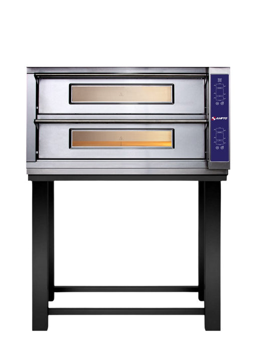 AMPTO PZA-12US Pizza Bake Oven, Deck-Type, Electric