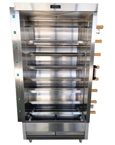 Asador de Pollos METAL SUPREME FRG8VE - 40 Pollos - Gas