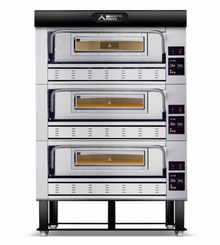 Moretti Forni P110A03S (P110G A3) Pizza Bake Oven, Deck-Type, Gas