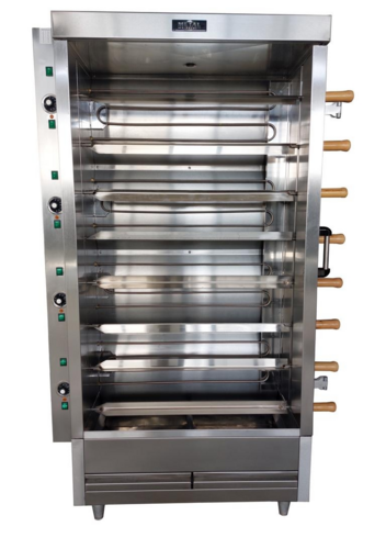 METAL SUPREME FRE8VE Chicken Rotisserie - 40 Chickens - Electric