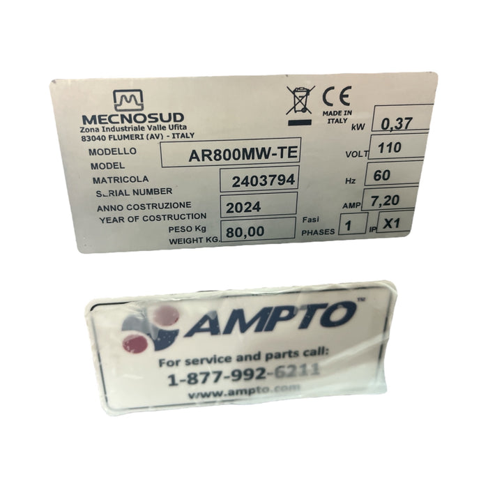 (USED) AMPTO AR800 Electric Dough Rounder