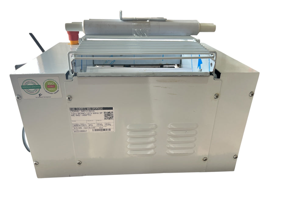 (OPEN BOX) AMPTO CL-300SL Dough Roller & Sheeter, table top, 12'' roll width, 4.5 lbs dough capacity, 66 RPM, 1/2 HP, 110v/60/1-ph