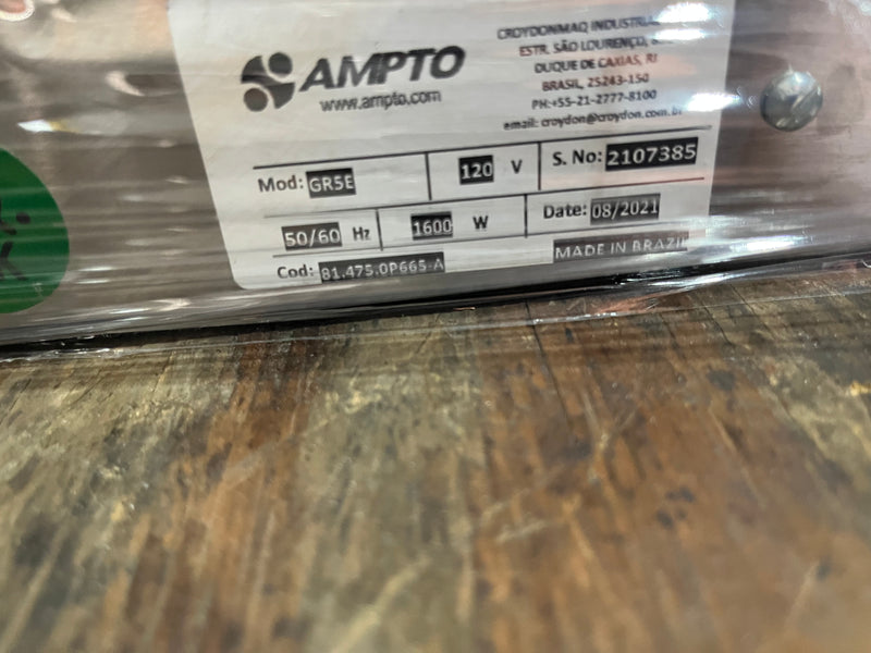 AMPTO GR5E ELECTRIC GRIDDLE OPEN BOX