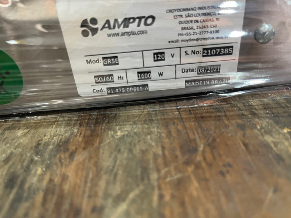 AMPTO GR5E ELECTRIC GRIDDLE OPEN BOX