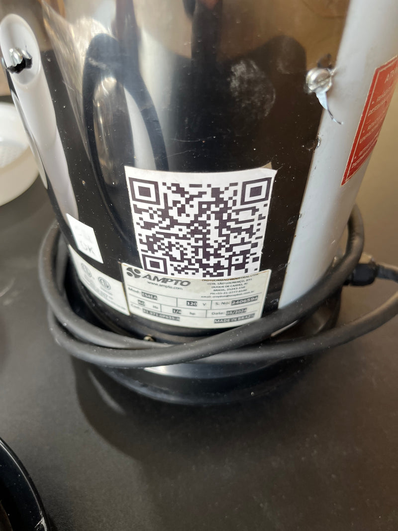 (USADO) Exprimidor Eléctrico de Cítricos AMPTO ES4EA 1/2 HP - Acero Inoxidable