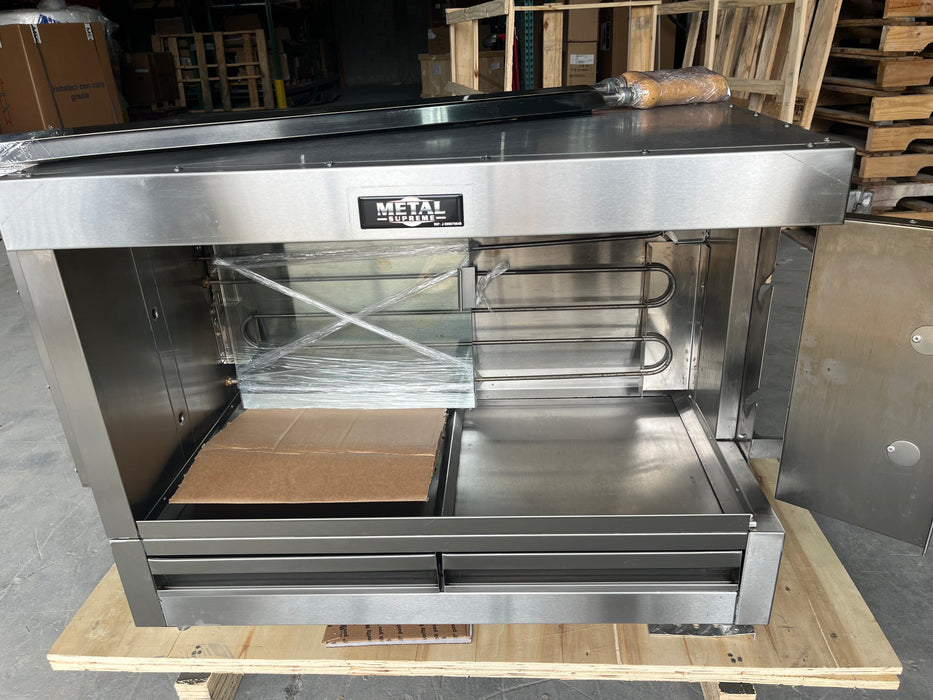(USED) METAL SUPREME FRE2VE Chicken Rotisserie - 10 Chickens - Electric