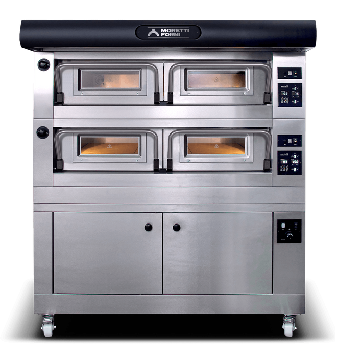 Moretti Forni P120B02S Pizza Bake Oven, Deck-Type, Electric P120E B2