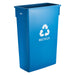 Winco, PTC-23L, Recycling Receptacle / Container, Plastic