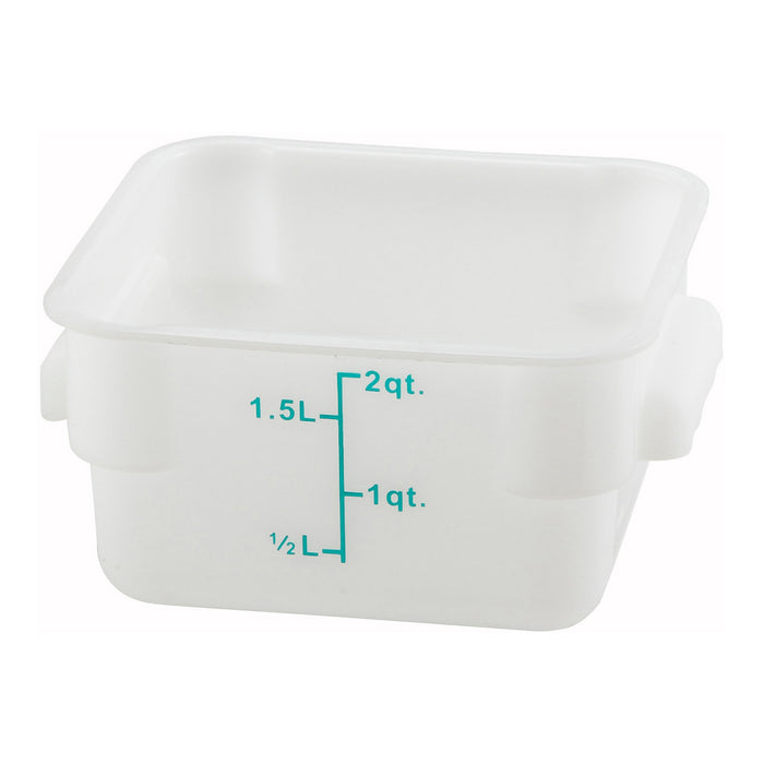 Winco, PESC-2, Square Food Storage Containers