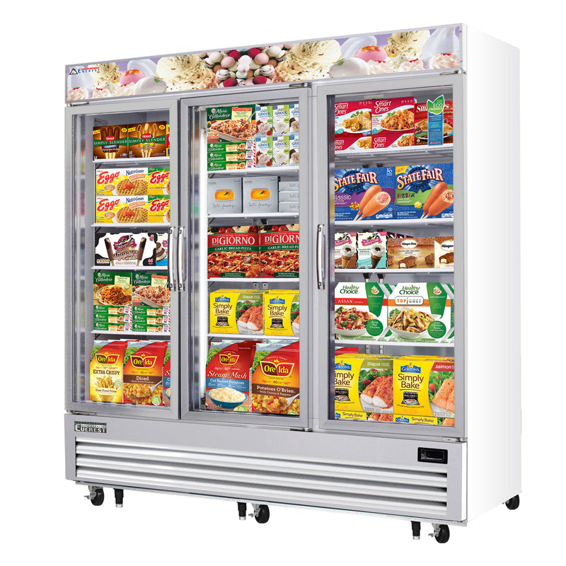 Everest Refrigeration, EMGF69, Congelador, Exhibidor