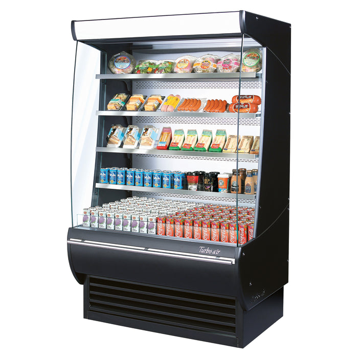 Turbo Air, TOM-48DXB-N, Merchandiser, Open Refrigerated Display