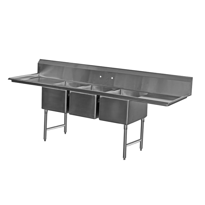 Serv-Ware, E3CWP1824-V, Sink, (3) Three Compartment