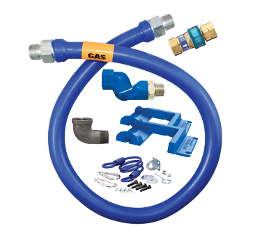 Dormont Manufacturing, 1650BPQSR48PS, Gas Connector Hose Assembly