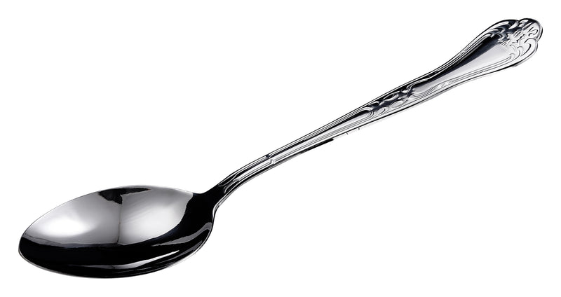 Winco, LE-11, Serving Spoon, Solid, Stainless Steel