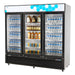 Migali, C-72RM-HC, Commercial Glass Door Refrigerator