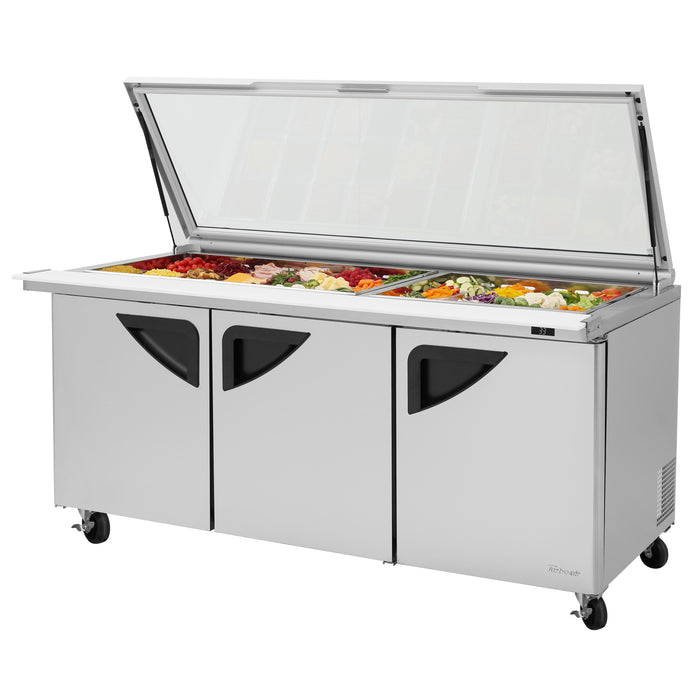 Turbo Air, TST-72SD-30-N-GL, Refrigerated Counter, Mega Top Sandwich / Salad Unit