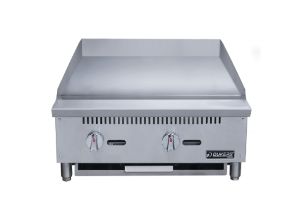 Dukers USA, DCGMA24, Plancha con dos quemadores