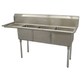 Serv-Ware, D3CWP1620L-18-V, Sink, (3) Three Compartment