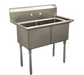 Serv-Ware, E2CWP1818, Sink, (2) Two Compartment