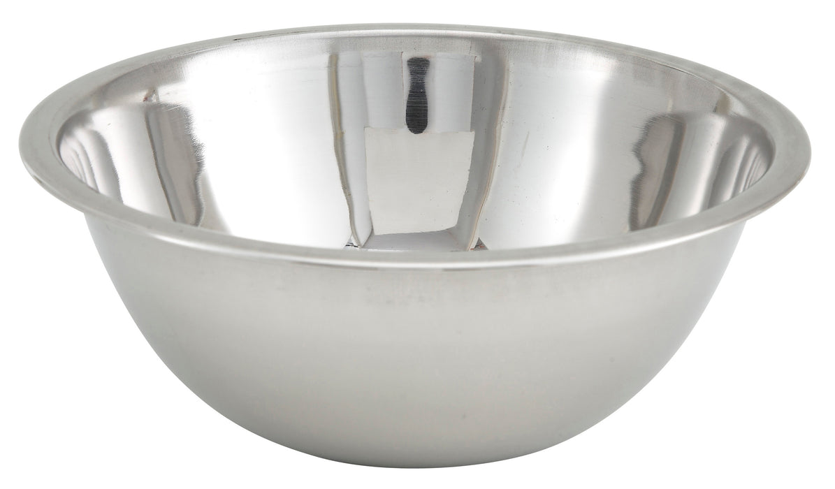 Winco, MXB-400Q, Mixing Bowl, Metal, Stainless Steel, 4 Quart, 10.63" Dia