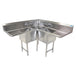 BK Resources, BKCS-3-18-14-24T, Sink, Corner, Compartment