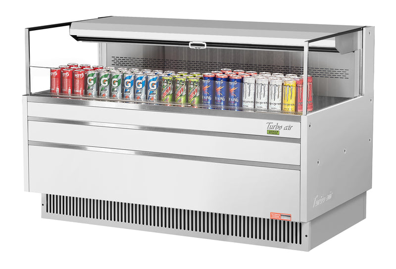 Turbo Air, TOM-60L-UF-W(B)-1S-N, Vitrina abierta