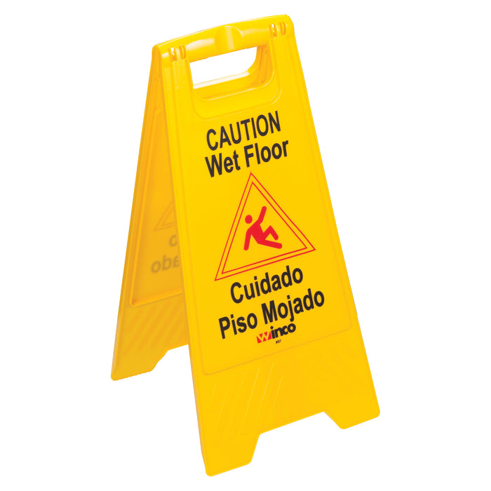 Winco, WCS-25, Sign, Wet Floor