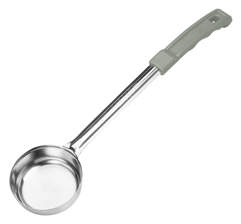 Winco, FPSN-4, Spoon, Portion Control, Solid, Gray, Stainless Steel
