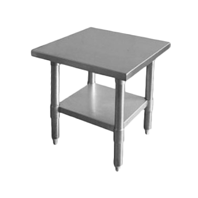 Thunder Group, SLWT42424F, Work Table,  24" - 27", Stainless Steel Top