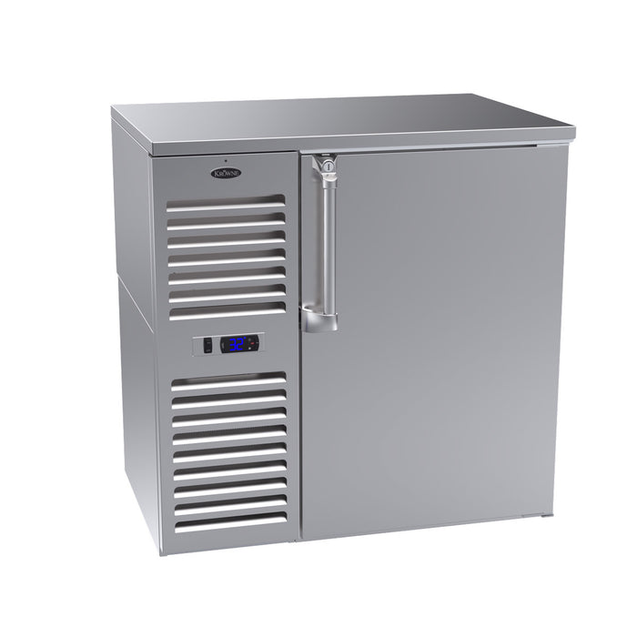 Krowne Metal, BS36L-SSS-R, Refrigeration- Self-Contained Back Bar Cooler